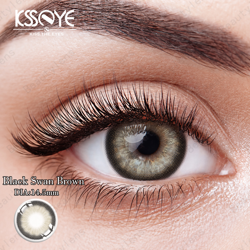 1 año OEM / ODM lentes de contacto multicolor cosméticos suaves para los ojos