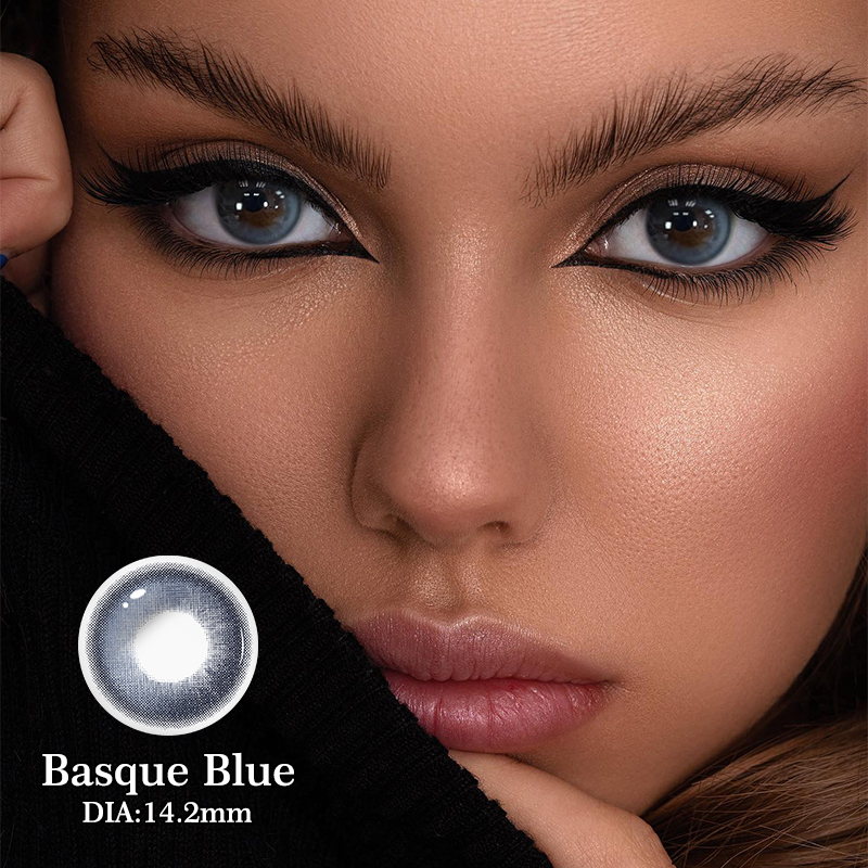 Recetas cosméticas personalizadas lentes de contacto de ojos azules de Husky